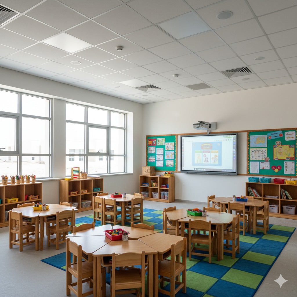 فصل دراسي في مدرسة افرةجة